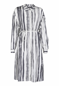 Love & Divine - Grey stripe kjole love1066