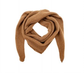 Black Colour - Mini knitted scarf frappe