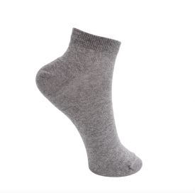 Black Colour - Anklet glitter sock grey