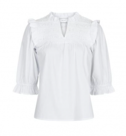 Neo Noir - Miri poplin blouse white