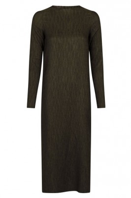 Neo Noir Vogue solid dress army