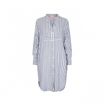 Gossia - Manja shirt dress blue stripes