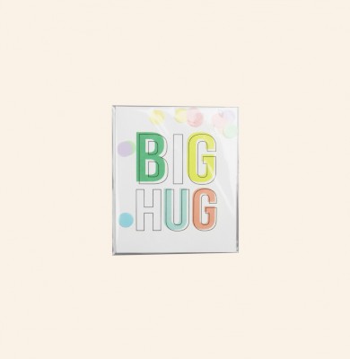 The Gift Label - Confetti card Big Hug