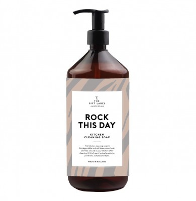 The Gift Label - Kitchen cleaning soap "Rock This Day"