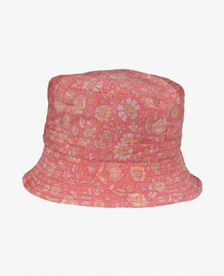 Sissel Edelbo - Sanja silk bucket hat "rød"