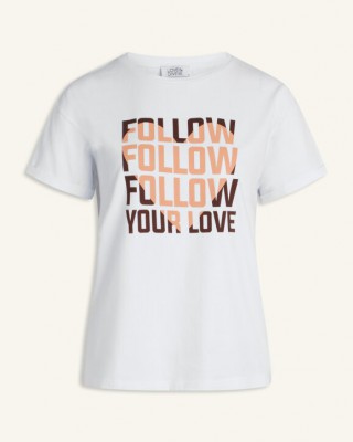 Love & Divine - Cream choco T-shirt love443-12