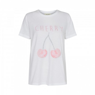 Sofie Schnoor - Cherry t-shirt white S222332