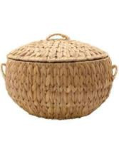 House Doctor - Rata basket with lid medium